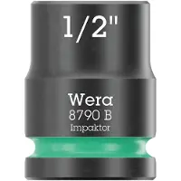 Wera Steckschlüsseleinsatz 8790 B Impaktor mit 3/8"-Antrieb, 1/2" x 30 mm