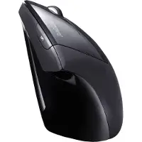 Perixx PERIMICE-513 N, ergonomische Maus, für Rechtshänder, vertikal, schwarz