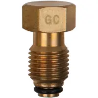 Ks Tools Verschluss-Adapterstück M14x1,5 Außengewinde und 16 mm Sechskant mit Dichtring - 150.2344