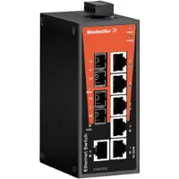 Weidmuller IE-SW-BL08-6TX-2SC, Unmanaged, L2, Fast Ethernet (10/100), Vollduplex
