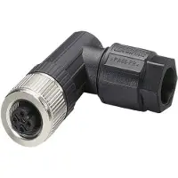 Phoenix Contact M12,4P,RA Socket,SPEEDCON,A-cod.,Push-in