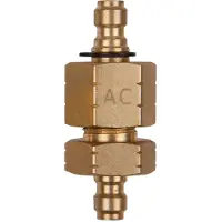 Ks Tools Doppel-Adapterstück M14x1,25 Innen- und Außengewinde und 1/4" Schlauchanschluss - 150.2653