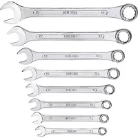 Kwb 49460390 Maulschlüssel-Set, 8-teilig, Chrom-Vanadium-Stahl