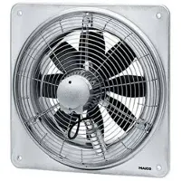 Maico Ventilatoren 0083.0115 Axial-Wandventilator EZQ 40/4 B quadrat. Wandplatte, Wechselstrom, DN400 00830115