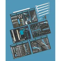 Hazet 0-2500-163/214, Schwarz, Blau, 25,7 kg, 214 Werkzeug