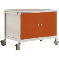 Manuflex TP1028.2001 Werkbank-Mobil (B x H x T) 1135 x 802 x 590 mm Rotorange (RAL 2001)