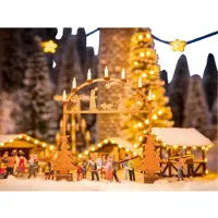 Noch H0 LaserCut minis WeihnachtsmarktEingangsbogen