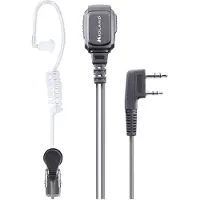 Midland MA31LK Pro kabelgebundener In-Ear-Kopfhörer Schwarz Transparent mit 3,5 mm Anschluss