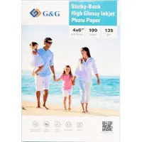 G&G 135GSM-4X6-100 Fotopapier (selbstklebend) 135 g/m² 100 St.