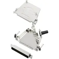 TRU COMPONENTS TCD45ZF37DBPK 7709356 D-SUB Stiftleisten-Set 45 ° Polzahl: 37 Lötkelch 1 St.