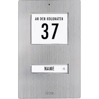 M-E Modern-Electronics MODERN-ELECTRONICS Klingelplatte 1Fam