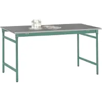 Manuflex BB3004.0001 Beistelltisch BASIS stationär mit Blechbelag-Platte in