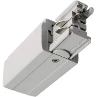 Deko-light 3-Phasen Schienensystem D Line elektrischer Einspeiser links Fenstergrau