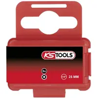 Ks Tools 1/4" Bit Innensechskant,Bohrung,25mm,1/4",5er Pack, 911.3589