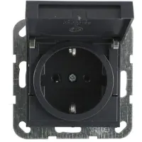 Gira 045428, CEE 7/3, Anthrazit, IP44, 250 V, 16 A