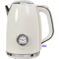 BIKITCHEN nostalgia 170 Wasserkocher cremeweiß, 1,7 Liter 410139