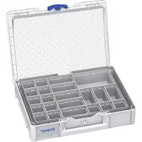 Tanos Systainer³ Organizer M89 grau 396 x 296 x 82 mm mit 22 Einsatzboxen