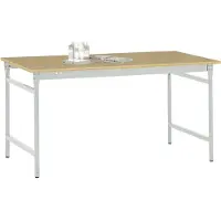 Manuflex BB3025.7035 Beistelltisch BASIS stationär mit Multiplex-Tischplatte in