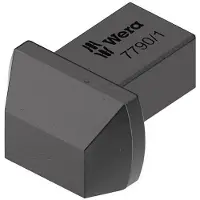 Wera 7790/1, Torque wrench end fitting, Schwarz, 1 Stück(e), 24 mm, 22 mm
