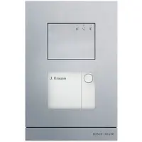 Busch-Jaeger 2TMA200010A0001, Kabelgebunden, Silber, Aluminium, Wand, 135 mm, 29 mm