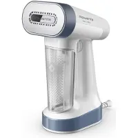 Rowenta Pure Force 2-in-1 DR8722, Tragbare Dampfbürste, 0,18 l, 12 min, Weiß, Blau, 35 g/min, 90 g/min