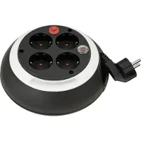 Brennenstuhl Comfort-Line KabelBox CL-S 4-fach schwarz/weiß 3m H05VV-F 3G1,5, 1109220