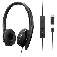 Lenovo 4XD1M39029, Kabelgebunden, 20 - 20000 Hz, 148 g, Kopfhörer, Schwarz