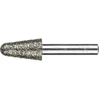 PFERD Diamant-Schleifstift Kegel Ø16,0mm Schaft-Ø8 mm D852 (sehr grob) zum Schleifen von Grau-und S