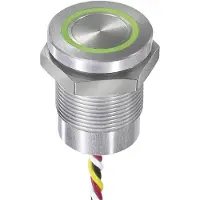 APEM CPB2110000NGSC Sensorknap 12 V 0.2 A Tastende Grøn, Rød IP68, IP69K 1 stk