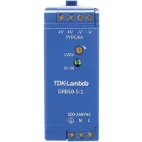 Tdk-lambda DRB50-5-1 Str?mforsyning til DIN-skinne (DIN-rail) 5 V/DC 2.5 A 30 W 1 x