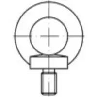 Toolcraft 109379 Ringschrauben M36 DIN 580 Stahl galvanisch verzinkt 1 St.