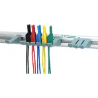 Hirschmann Test & Measurement Hirschmann PMS 2 S LMLH Sikkerhedsprøveledning sæt [Lamelstik 2 mm - Lamelstik 2 mm] 1.00 m Sort, Rød, Blå , Gul, Grøn 1 stk