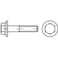 Toolcraft Sechskantschrauben mit Flansch und VG DIN 6921 A2-70 M 6X16/16 VPE: 200