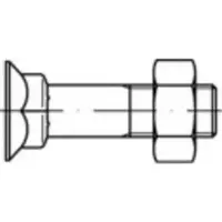 Toolcraft Toolcraft, Schrauben, Senkschrauben mit Vierkantansa (25 Schrauben pro Stück)