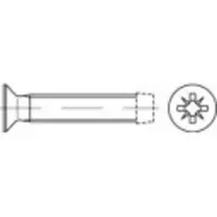 Toolcraft 141168 Gewindefurchende Schrauben M3 20 mm Kreuzschlitz Pozidriv DIN 7500 Stahl galvanisch verzinkt 1000 St.
