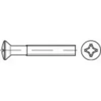 Toolcraft 1066451 Linsensenkschrauben M5 30 mm Kreuzschlitz Phillips DIN 966 Edelstahl A4 500 St.