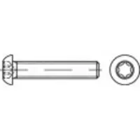 Toolcraft 148249 Linseskruer M8 35 mm T-profil ISO 7380 Stål Galvaniseret 200 stk