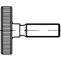 Toolcraft 1061609 Rändelschrauben M8 35 mm DIN 653 Edelstahl 10 St.