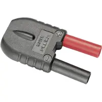 Fluke 80AK-A, Adapter, Schwarz, Rot, Bananenstecker, 60 V, 1 Stück(e)