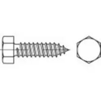 Toolcraft Sechskantblechschrauben 4.2 mm