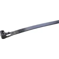 WKK 5520 Kabelbinder 370 mm 7.60 mm Schwarz Lösbar, UV-stabilisiert 100 St.