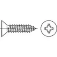 Toolcraft 145284 Unders?nket k?rvskrue 6.3 mm 45 mm Krydsk?rv Philips DIN 7982 St?l Galvaniseret 100 stk