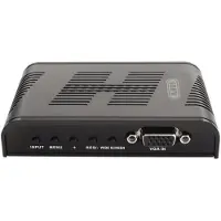 ABUS TVAC20001, Schwarz, 1600 x 1200 Pixel, NTSC, PAL, Composite + S-Video, VGA, 12 V