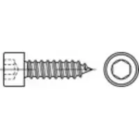 Toolcraft 1067951 Zylinderblechschrauben 6.3 mm 19 mm Innensechskant 88312 Edelstahl A2 200 St.