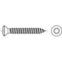 Toolcraft 1068318 Linsensenkblechschrauben 4.2 mm 13 mm Kreuzschlitz Phillips DIN 7983 Edelstahl A2 1000 St.