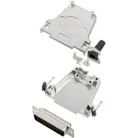 TRU COMPONENTS TCDTZF25DMPK 7708992 D-SUB Stiftleisten-Set 180 ° Polzahl (num):