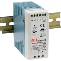 MEAN WELL DRA-40-24, 90 - 264 V, 40 W, 24 V, RoHS, 40 mm, 100 mm