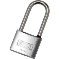 Kasp K14550L63D Hængelås 50 mm Forskellige Rustfrit stål Nøglelås