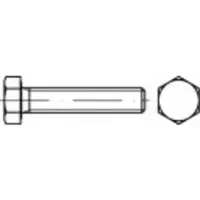 Toolcraft TO-5449464 Sechskantschraube M6 20 mm Außensechskant DIN 933 Messing 100 St.