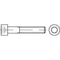 Toolcraft TO-5442138 Zylinderschrauben 78 mm 57 mm Innensechskant 83912 Stahl A5 10 St.